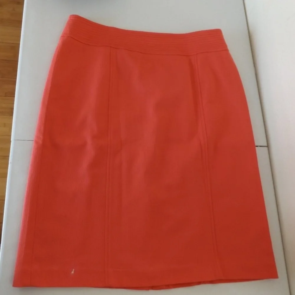 Kasper Size 10 Red Pencil Skirt - Picture 1 of 11